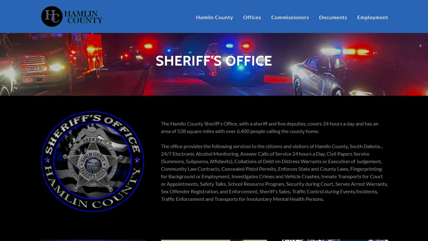 Hamlin County, SD Sheriff's Office